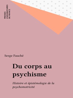 cover image of Du corps au psychisme